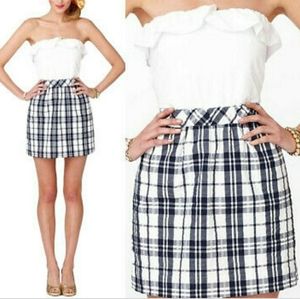 Lilly Pulitzer seersucker strapless dress